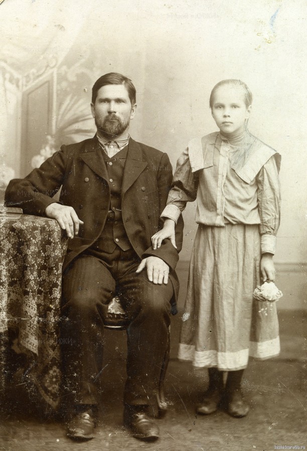Сергин Иван Лазаревич с дочерью Александрой