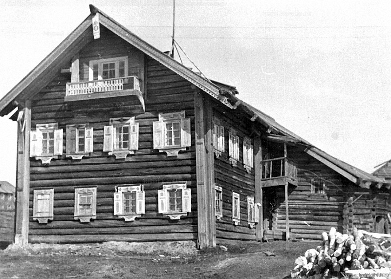 Дом И.М.Абрамова в д.Космозеро. 23.05.1944.