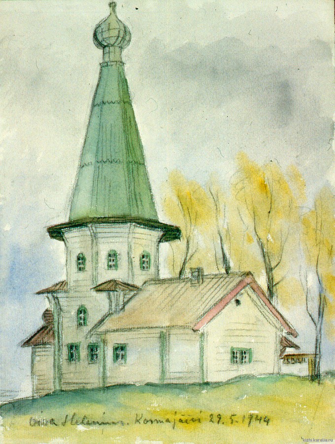 Церковь в д.Космозеро. 29 мая 1944 г. 