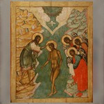 Икона «Богоявление». Из праздничного ряда иконостаса Покровской церкви Кижского погоста.