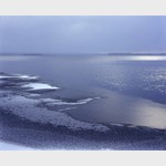 Первый лед на Онежском озере