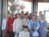 Участники Летней школы из старинного села Толвуя