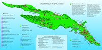 Карта-путеводитель по острову Кижи
