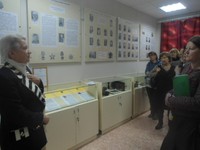 В музее боевой славы в Пряжинской СОШ 