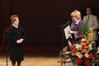 Э.Аверьянова и Е.Богданова, министр культуры РК