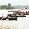 Гонка традиционных лодок на Кижской регате