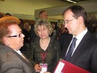 Министр культуры В. Мединский с директором музея «Кижи» Э. Аверьяновой