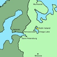 Kizhi Island. Map