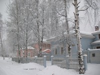 Уголок квартала исторической застройки Петрозаводска. 2009 г.