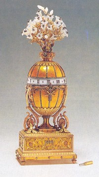 Михаил Перхин. Пасхальное яйцо-часы, 1899 год