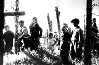 Освобождение из концлагеря, Петрозаводск, 1944 г. Фото из Госархива РК