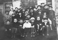 Поселок Морская Масельга, начальная школа. 1938 г.
