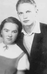 Рис.20. Леонид Федосков с женой. Фото 1960 г. (Из личного архива К.А.Березкиной)