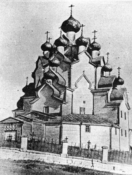 Рис.14. Покровская церковь, 1708 г. Вологодская область, село Анхимово.