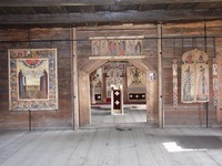 The interior of the winter Church of the Intercession.