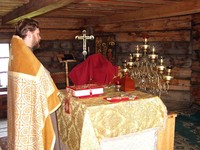 The “holy of the holiest” of an Orthodox church – its alter.