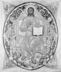 Спас в силах. Первая четверть XVIII в. Икона деисусного чина Покровской церкви Кижского погоста