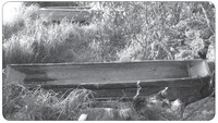 Рис. 4. Долблёнка-корыто на Ведлозере (фото автора, 2009 г.)