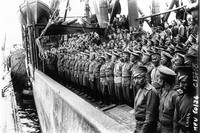 Прибытие Русского экспедиционного корпуса в Марсель, 1916 г.