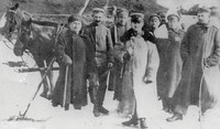 Рис.3. В германском концлагере, первый справа – военнопленный Александр Антонович Касьянов