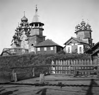 Кижский погост. Вид с запада. 1943 г. Финский военный фотоархив SA-Kuva