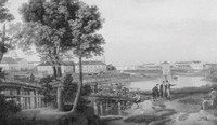 Рис.4. Сильвестр Щедрин. Вид на Тучков мост. 1816. ГРМ