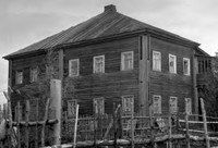 Дом Кирьяновых (Симеоновых). Деревня Шлямино. 1986 г.
