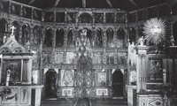 Интерьер Преображенской церкви. Фотография Ф.Морозова. 1926 г.