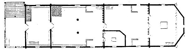 Рис.2. План Покровской церкви в Кижах. 1694-1749 годы.