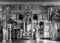 Рис. 3. Фото иконостаса Покровской церкви из архива Ларса Петтерссона.