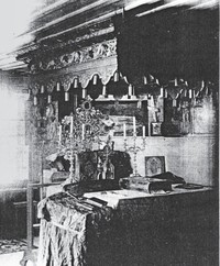 Алтарь Преображенской церкви. Фотография Ф.Морозова. 1926 г.