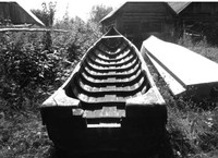 Современная крестьянская лодка-кенозерка мастера Наймарка