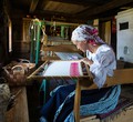 Выставка в доме Щепина на острове Кижи: «Традиционные ремёсла: настил по сетке»