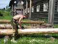 Плотники из Санкт-Петербурга повышают свою квалификацию в музее «Кижи»