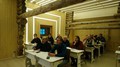 На острове Кижи в отреставрированном доме начала XX века идут лекции по деревянной архитектуре