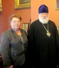 Встреча архиепископа Мануила с директором музея «Кижи» Э.В.Аверьяновой