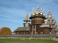 Fig.37. Restored onion-domes of the Church of the Intercession. Fall 2010.