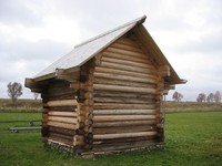 photo 6. The granary from the village of Peldozhi after restoration.