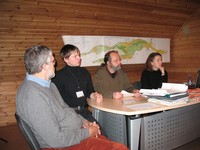 Fig.15. ICOMOS experts. Operational meeting on Kizhi