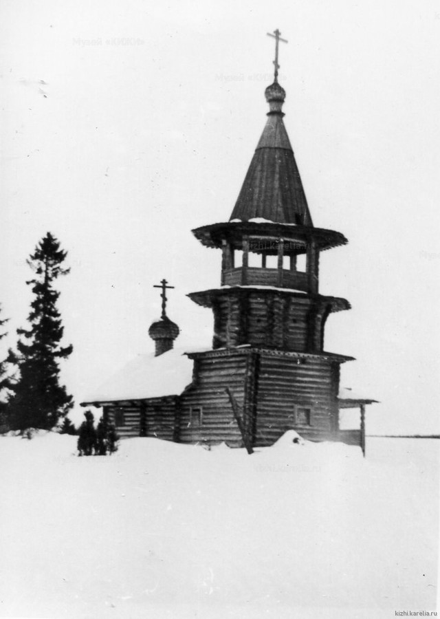 Часовня Знамения Богородицы в д.Корба Медвежьегор.р. Вид с северо–запада