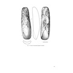 Рис. 73. Тесло из поселения Грудино I (сланец)