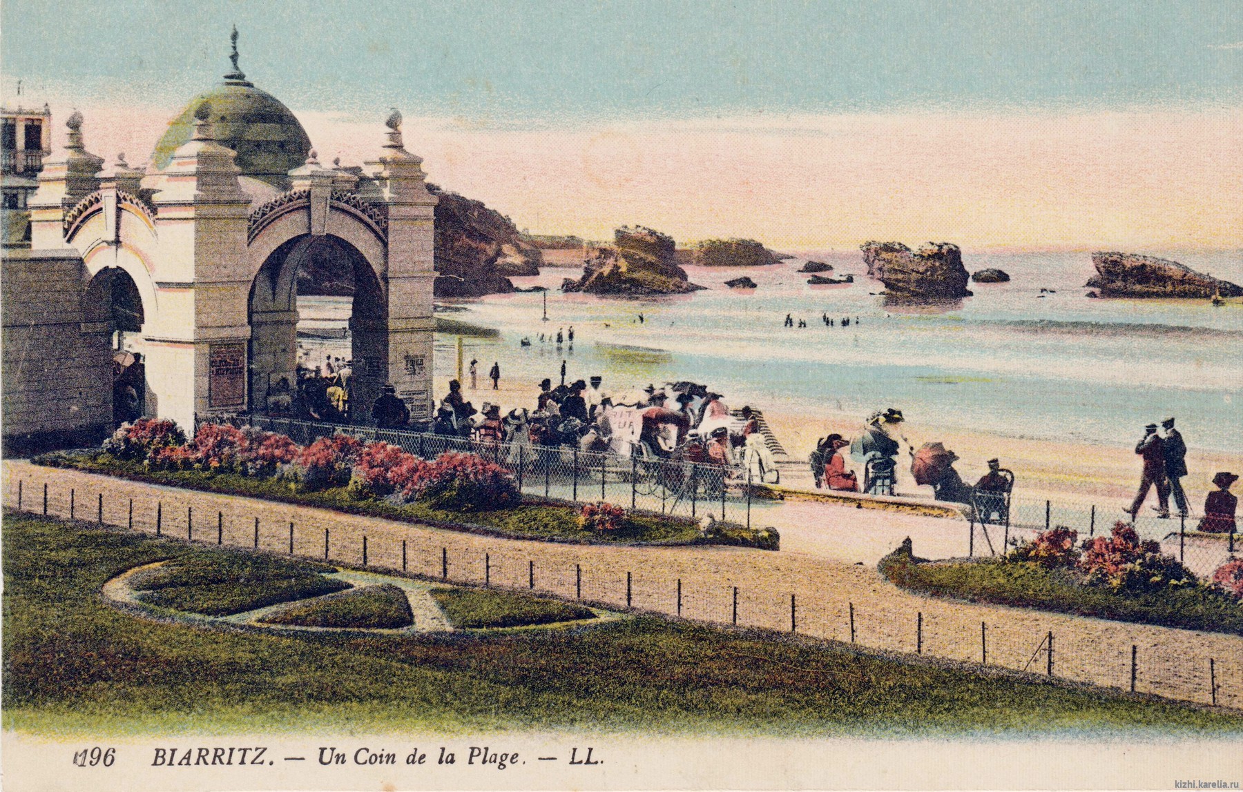 Biarritz. Un coin de la plage