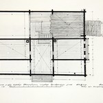 Л. 3. Дом Лепсина, д. Кузнецы. Ополовников, 1949 г. План 3-го этажа (обмер)