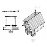 Часовня в д.Трутнево. План, аксонометрия. Реконструкция 2-го этапа строительства
