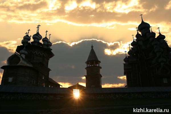 Кижский погост. Закат