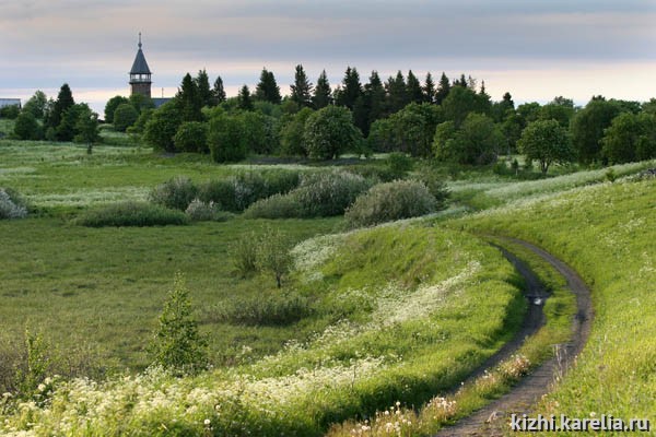 Ландшафт острова Кижи