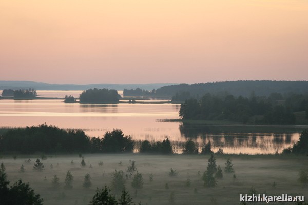 Вечер. Остров Кижи