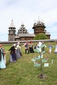 На празднике Кижи - мастерская детства