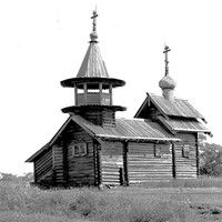 Часовня Архангела Михаила на своем историческом месте в д. Леликозеро