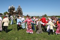 На Республиканском детском музейном празднике. Остров Кижи